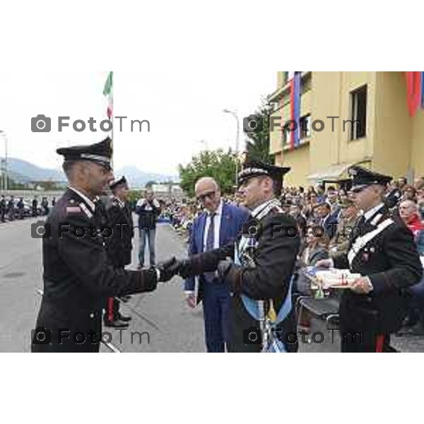 Tiziano Manzoni/LaPresse 5-6 2025 Italia Cronaca BergamoBergamo Fest dell\'arma dei carabinieri Raffaella Latorraca