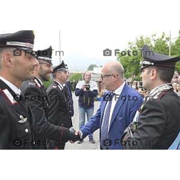 Tiziano Manzoni/LaPresse 5-6 2025 Italia Cronaca BergamoBergamo Fest dell\'arma dei carabinieri Raffaella Latorraca