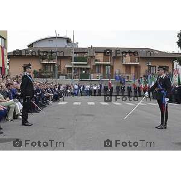 Tiziano Manzoni/LaPresse 5-6 2025 Italia Cronaca BergamoBergamo Fest dell\'arma dei carabinieri Raffaella Latorraca