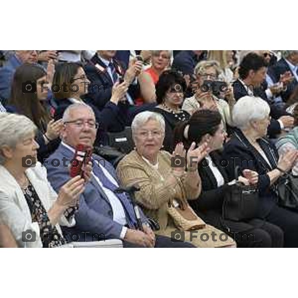 Tiziano Manzoni/LaPresse 5-6 2025 Italia Cronaca BergamoBergamo Fest dell\'arma dei carabinieri Raffaella Latorraca