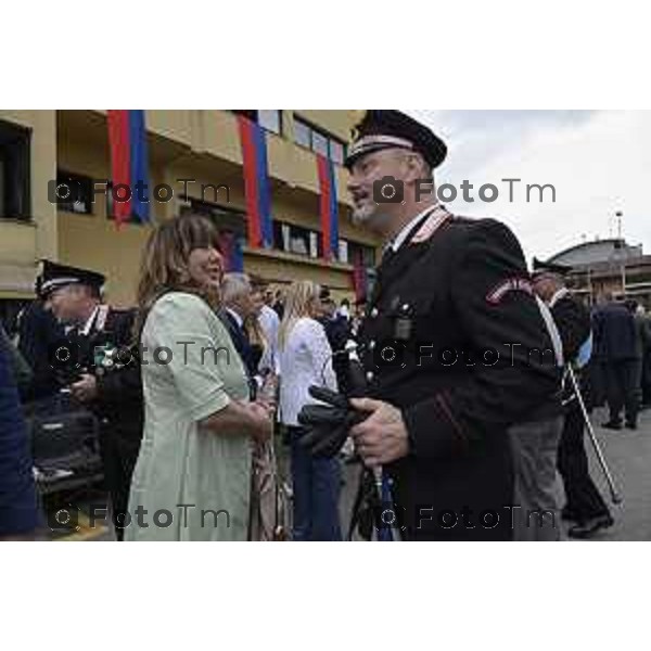 Tiziano Manzoni/LaPresse 5-6 2025 Italia Cronaca BergamoBergamo Fest dell\'arma dei carabinieri Raffaella Latorraca
