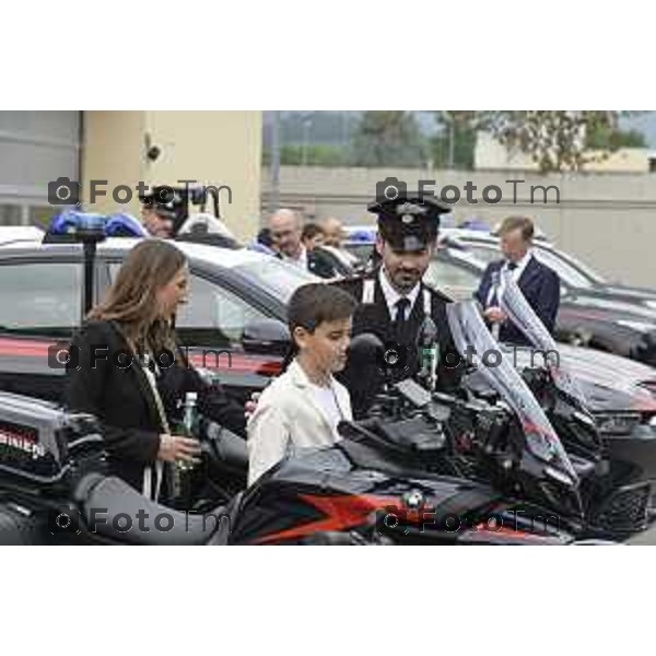 Tiziano Manzoni/LaPresse 5-6 2025 Italia Cronaca BergamoBergamo Fest dell\'arma dei carabinieri Raffaella Latorraca