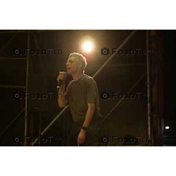 Tiziano Manzoni/LaPresse 6-06- 2025 Bergamo, Italia cronaca CGIL Bergamo. Una serata di musica e partecipazione, con i Planet Funk