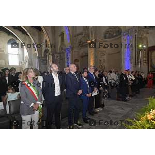 Tiziano Manzoni/LaPresse 7-6- 2025 Italia Cronaca Bergamo Universta 2025 Graduation Day il lancio del tocco nel chiostro maggiore