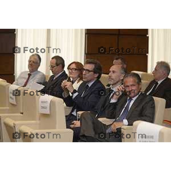 Tiziano Manzoni/LaPresse 10-6- 2025 Italia Cronaca Bergamo Seduta di insediamento del nuovo Presidente Camera di Commercio Bg Zambonelli