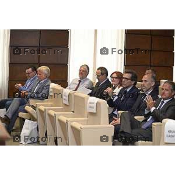 Tiziano Manzoni/LaPresse 10-6- 2025 Italia Cronaca Bergamo Seduta di insediamento del nuovo Presidente Camera di Commercio Bg Zambonelli