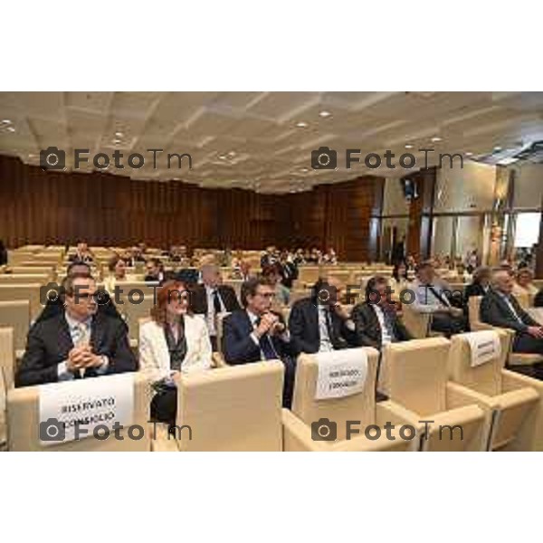 Tiziano Manzoni/LaPresse 10-6- 2025 Italia Cronaca Bergamo Seduta di insediamento del nuovo Presidente Camera di Commercio Bg Zambonelli