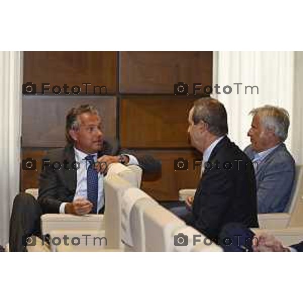 Tiziano Manzoni/LaPresse 10-6- 2025 Italia Cronaca Bergamo Seduta di insediamento del nuovo Presidente Camera di Commercio Bg Zambonelli
