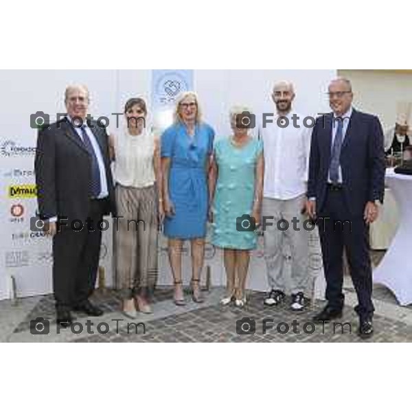 Tiziano Manzoni/LaPresse 13-6 2025 Italia Cronaca BergamoSolidarieta Oncologia Sociale SOS D\'Alessio Andrea cena annuale