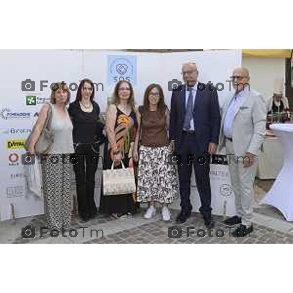 Tiziano Manzoni/LaPresse 13-6 2025 Italia Cronaca BergamoSolidarieta Oncologia Sociale SOS D\'Alessio Andrea cena annuale