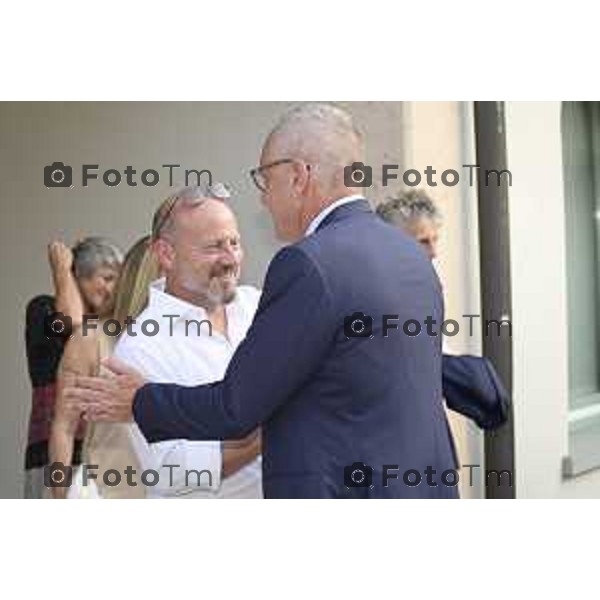 Tiziano Manzoni/LaPresse 13-6 2025 Italia Cronaca BergamoSolidarieta Oncologia Sociale SOS D\'Alessio Andrea cena annuale