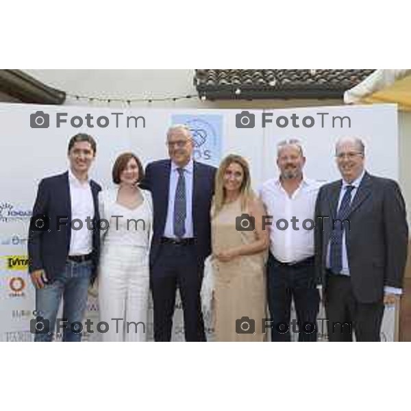 Tiziano Manzoni/LaPresse 13-6 2025 Italia Cronaca BergamoSolidarieta Oncologia Sociale SOS D\'Alessio Andrea cena annuale