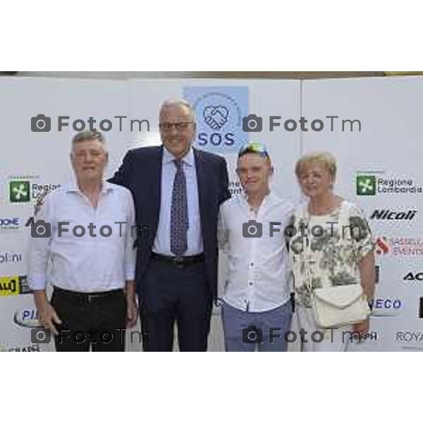 Tiziano Manzoni/LaPresse 13-6 2025 Italia Cronaca BergamoSolidarieta Oncologia Sociale SOS D\'Alessio Andrea cena annuale