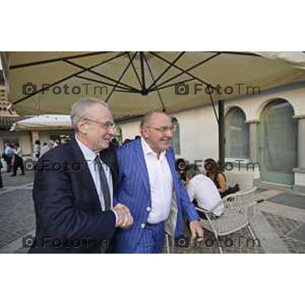 Tiziano Manzoni/LaPresse 13-6 2025 Italia Cronaca BergamoSolidarieta Oncologia Sociale SOS D\'Alessio Andrea cena annuale