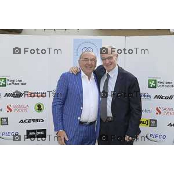 Tiziano Manzoni/LaPresse 13-6 2025 Italia Cronaca BergamoSolidarieta Oncologia Sociale SOS D\'Alessio Andrea cena annuale
