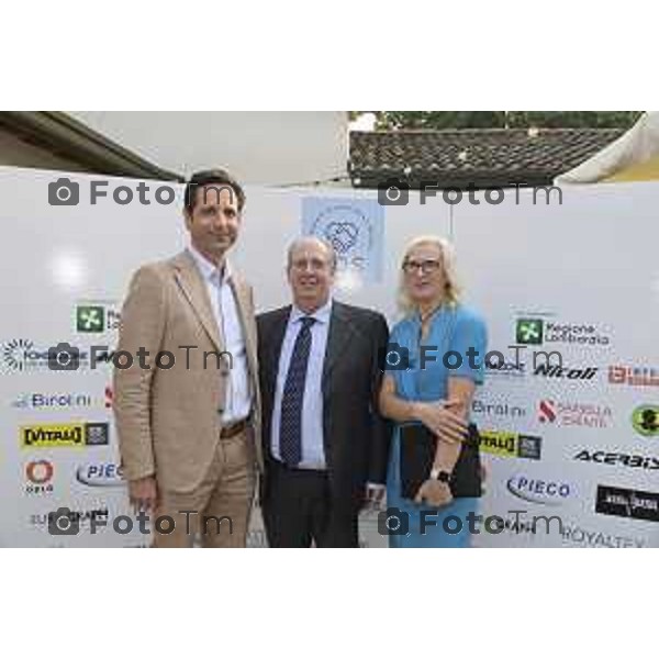Tiziano Manzoni/LaPresse 13-6 2025 Italia Cronaca BergamoSolidarieta Oncologia Sociale SOS D\'Alessio Andrea cena annuale