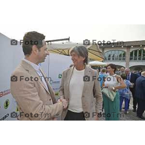 Tiziano Manzoni/LaPresse 13-6 2025 Italia Cronaca BergamoSolidarieta Oncologia Sociale SOS D\'Alessio Andrea cena annuale