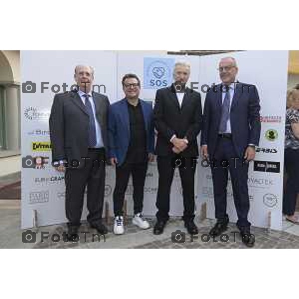 Tiziano Manzoni/LaPresse 13-6 2025 Italia Cronaca BergamoSolidarieta Oncologia Sociale SOS D\'Alessio Andrea cena annuale