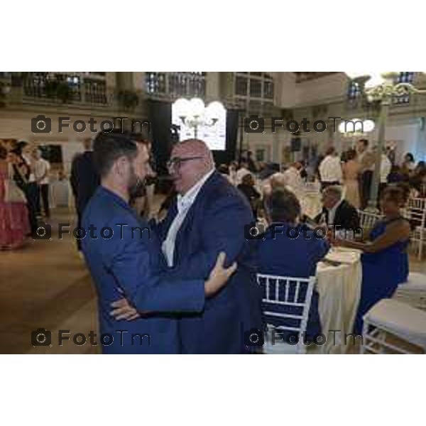 Tiziano Manzoni/LaPresse 13-6 2025 Italia Cronaca BergamoSolidarieta Oncologia Sociale SOS D\'Alessio Andrea cena annuale
