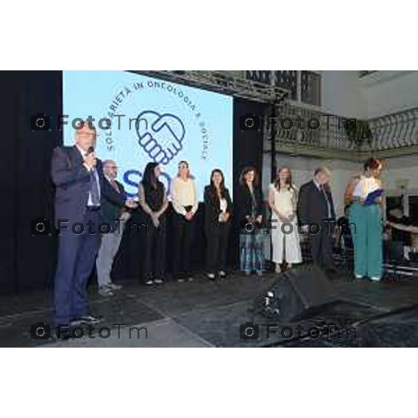 Tiziano Manzoni/LaPresse 13-6 2025 Italia Cronaca BergamoSolidarieta Oncologia Sociale SOS D\'Alessio Andrea cena annuale