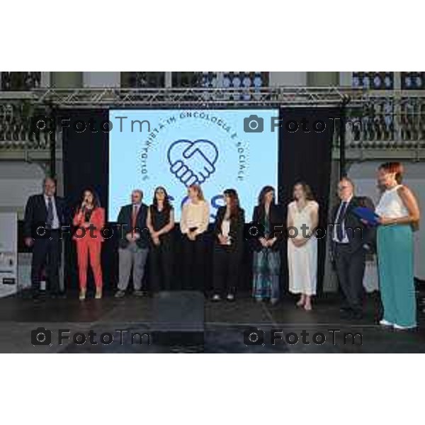 Tiziano Manzoni/LaPresse 13-6 2025 Italia Cronaca BergamoSolidarieta Oncologia Sociale SOS D\'Alessio Andrea cena annuale