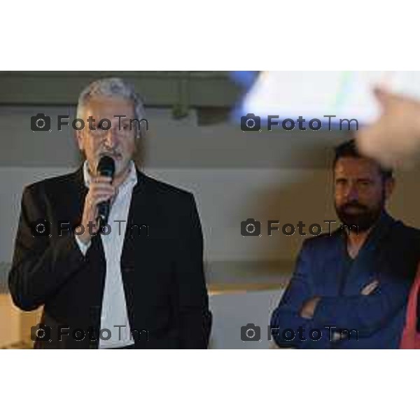 Tiziano Manzoni/LaPresse 13-6 2025 Italia Cronaca BergamoSolidarieta Oncologia Sociale SOS D\'Alessio Andrea cena annuale