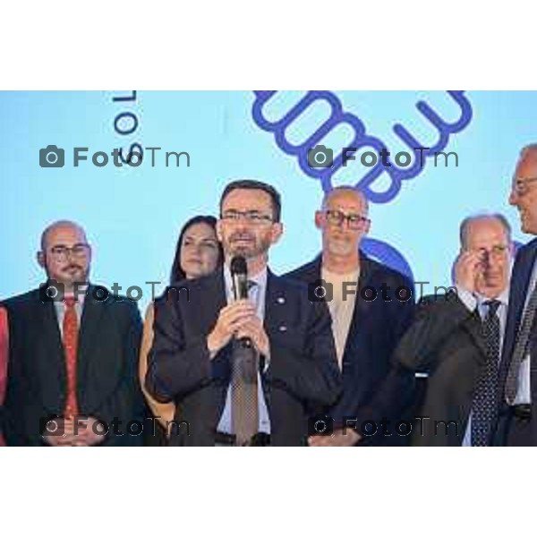 Tiziano Manzoni/LaPresse 13-6 2025 Italia Cronaca BergamoSolidarieta Oncologia Sociale SOS D\'Alessio Andrea cena annuale