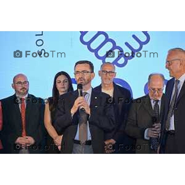 Tiziano Manzoni/LaPresse 13-6 2025 Italia Cronaca BergamoSolidarieta Oncologia Sociale SOS D\'Alessio Andrea cena annuale