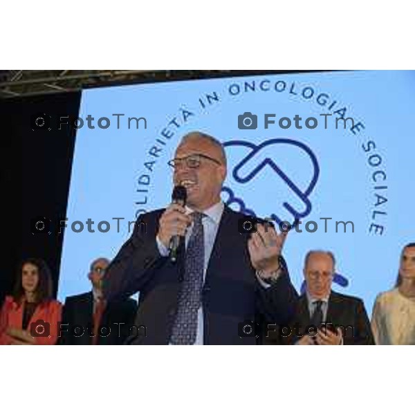 Tiziano Manzoni/LaPresse 13-6 2025 Italia Cronaca BergamoSolidarieta Oncologia Sociale SOS D\'Alessio Andrea cena annuale