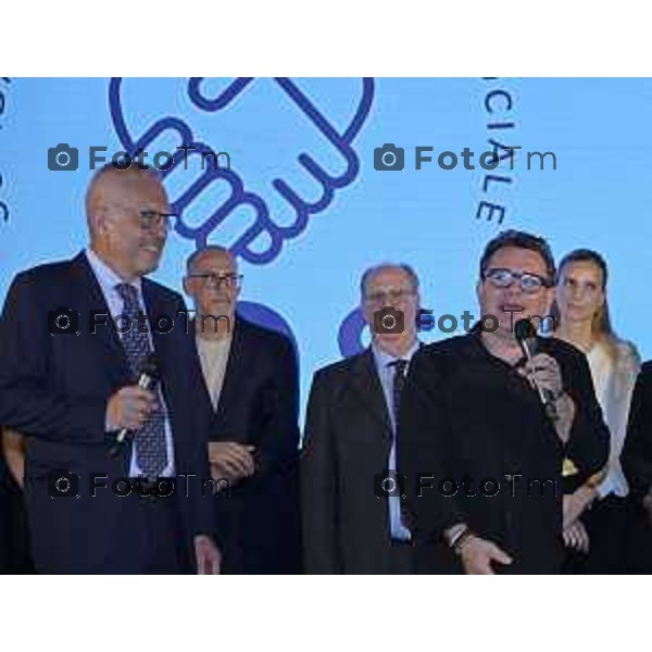 Tiziano Manzoni/LaPresse 13-6 2025 Italia Cronaca BergamoSolidarieta Oncologia Sociale SOS D\'Alessio Andrea cena annuale
