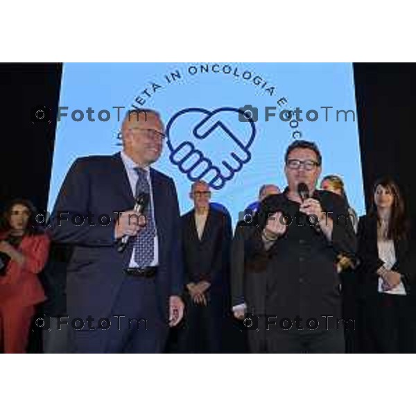 Tiziano Manzoni/LaPresse 13-6 2025 Italia Cronaca BergamoSolidarieta Oncologia Sociale SOS D\'Alessio Andrea cena annuale