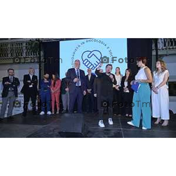 Tiziano Manzoni/LaPresse 13-6 2025 Italia Cronaca BergamoSolidarieta Oncologia Sociale SOS D\'Alessio Andrea cena annuale
