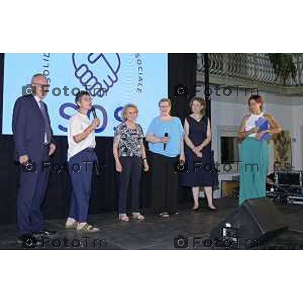 Tiziano Manzoni/LaPresse 13-6 2025 Italia Cronaca BergamoSolidarieta Oncologia Sociale SOS D\'Alessio Andrea cena annuale