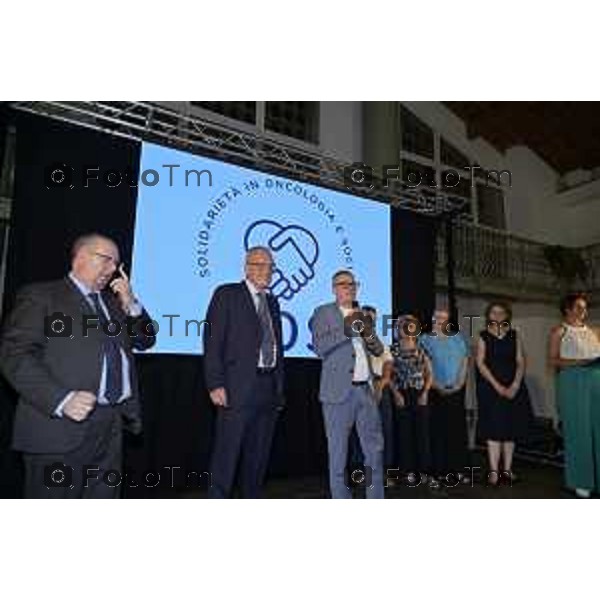 Tiziano Manzoni/LaPresse 13-6 2025 Italia Cronaca BergamoSolidarieta Oncologia Sociale SOS D\'Alessio Andrea cena annuale