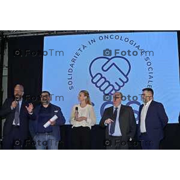 Tiziano Manzoni/LaPresse 13-6 2025 Italia Cronaca BergamoSolidarieta Oncologia Sociale SOS D\'Alessio Andrea cena annuale