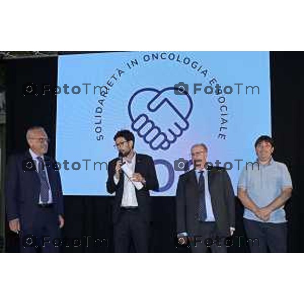 Tiziano Manzoni/LaPresse 13-6 2025 Italia Cronaca BergamoSolidarieta Oncologia Sociale SOS D\'Alessio Andrea cena annuale