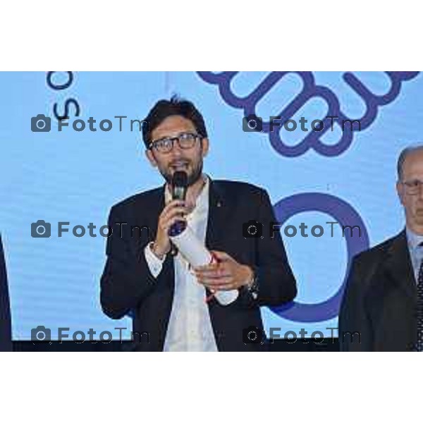 Tiziano Manzoni/LaPresse 13-6 2025 Italia Cronaca BergamoSolidarieta Oncologia Sociale SOS D\'Alessio Andrea cena annuale