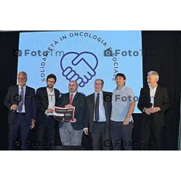 Tiziano Manzoni/LaPresse 13-6 2025 Italia Cronaca BergamoSolidarieta Oncologia Sociale SOS D\'Alessio Andrea cena annuale