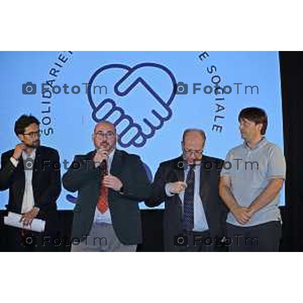 Tiziano Manzoni/LaPresse 13-6 2025 Italia Cronaca BergamoSolidarieta Oncologia Sociale SOS D\'Alessio Andrea cena annuale