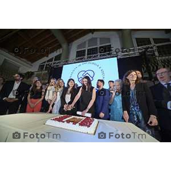Tiziano Manzoni/LaPresse 13-6 2025 Italia Cronaca BergamoSolidarieta Oncologia Sociale SOS D\'Alessio Andrea cena annuale