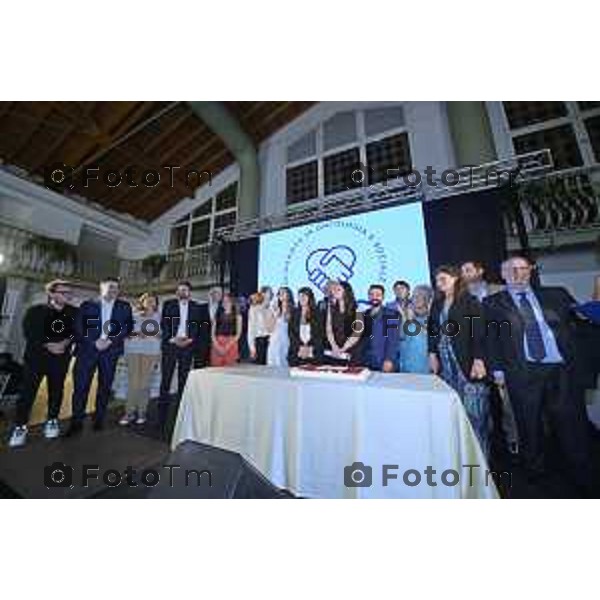 Tiziano Manzoni/LaPresse 13-6 2025 Italia Cronaca BergamoSolidarieta Oncologia Sociale SOS D\'Alessio Andrea cena annuale