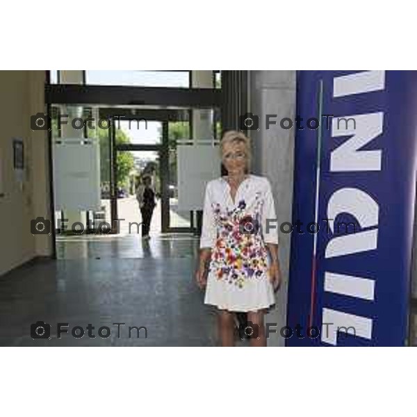 Tiziano Manzoni/LaPresse 18-6- 2025 Italia Cronaca BergamoInail inaugurazione della nuova sede A Treviglio Alessandra Lanza - Direttore regionale Inail Lombardia