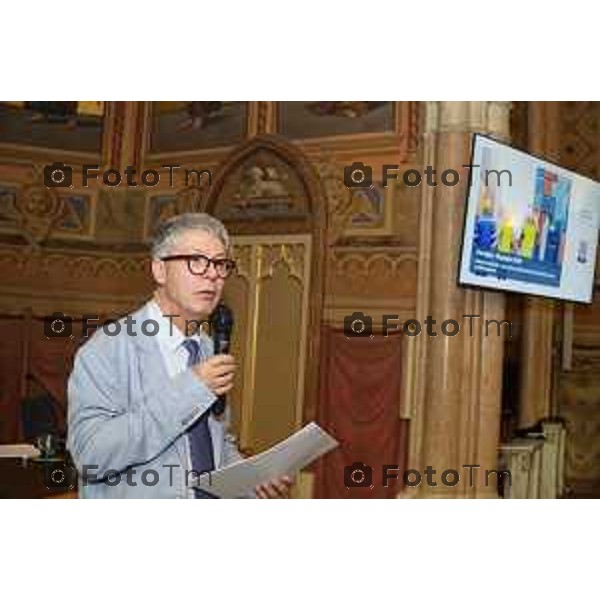 Tiziano Manzoni/LaPresse 18-6- 2025 Italia Cronaca BergamoInail inaugurazione della nuova sede A Treviglio Marcello Fiori - Direttore generale Ina