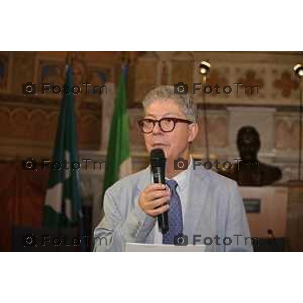 Tiziano Manzoni/LaPresse 18-6- 2025 Italia Cronaca BergamoInail inaugurazione della nuova sede A Treviglio Marcello Fiori - Direttore generale Ina