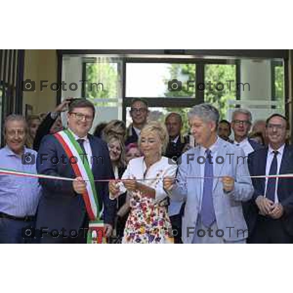 Tiziano Manzoni/LaPresse 18-6- 2025 Italia Cronaca BergamoInail inaugurazione della nuova sede A Treviglio Alessandra Lanza - Direttore regionale Inail Lombardia