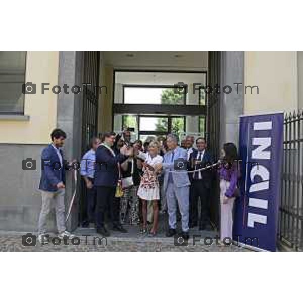 Tiziano Manzoni/LaPresse 18-6- 2025 Italia Cronaca BergamoInail inaugurazione della nuova sede A Treviglio Alessandra Lanza - Direttore regionale Inail Lombardia