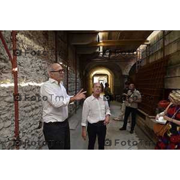 Visita al Cantiere del l\'Ex Principe di Napoli in via Pignolo con l\'assessore Valesini e Ferretti 