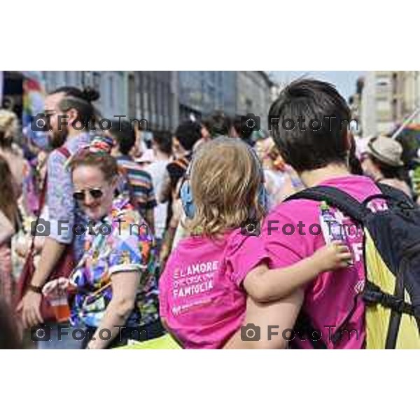 Tiziano Manzoni/LaPresse 21-6- 2025 Italia Cronaca BergamoBergamo sflatagay pride per diritti LGBT 2025