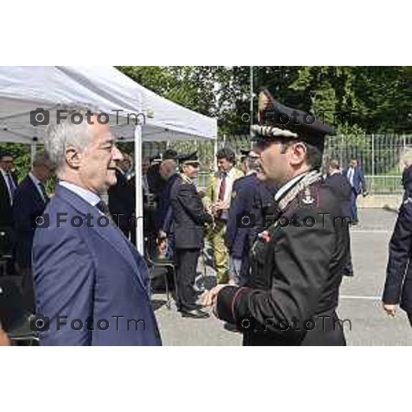 Tiziano Manzoni/LaPresse 24-6- 2025 Italia Cronaca BergamoBergamo Guardia di Finanza ha celebrato il 251° anniversario della fondazione del Corpo.Romanelli e Sauco