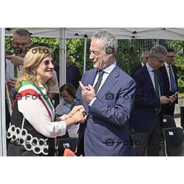 Tiziano Manzoni/LaPresse 24-6- 2025 Italia Cronaca BergamoBergamo Guardia di Finanza ha celebrato il 251° anniversario della fondazione del Corpo..Romanelli e Carnevali